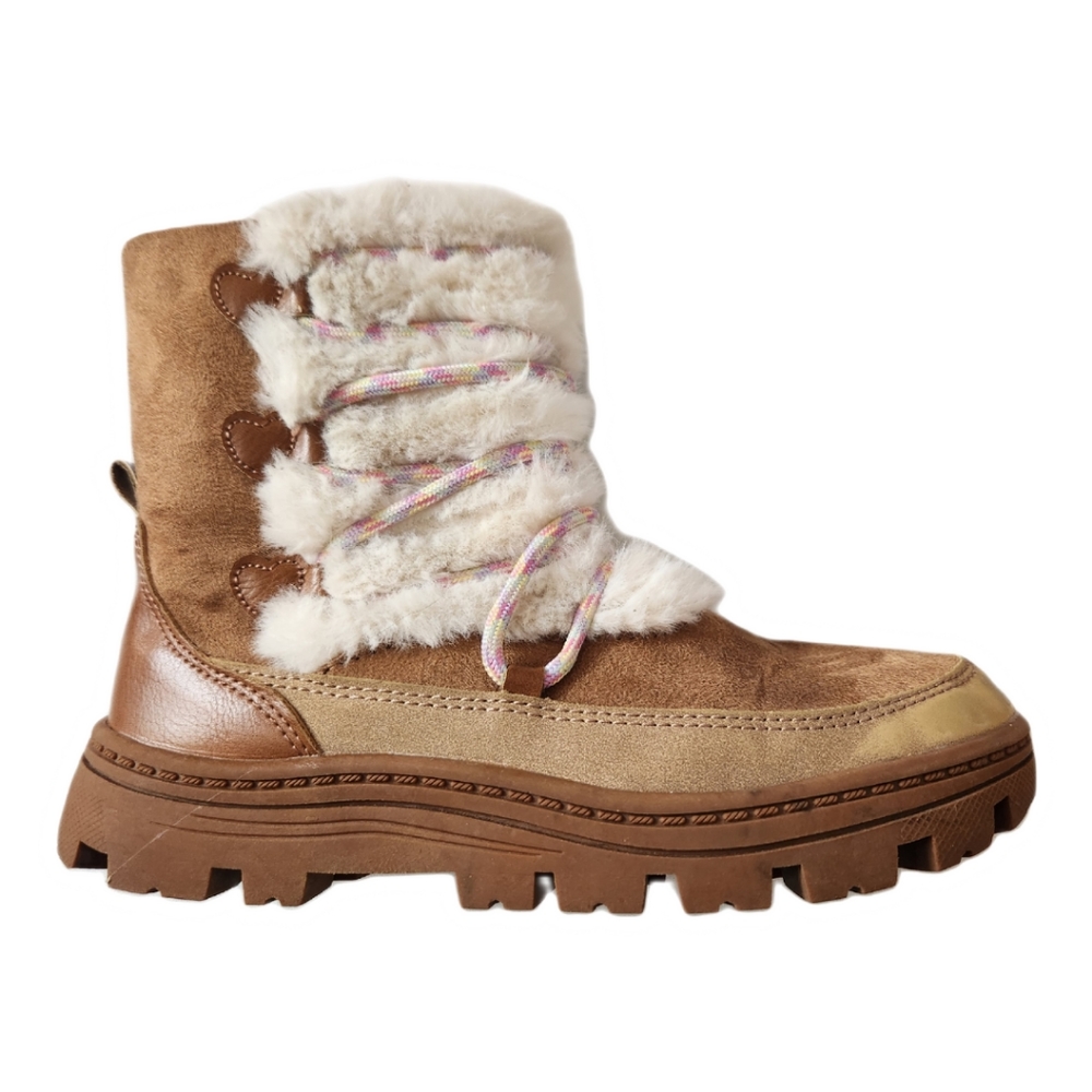 Carter's Kids Ariella Fashion Boots, Colors: Brown/Cream, Size: 2